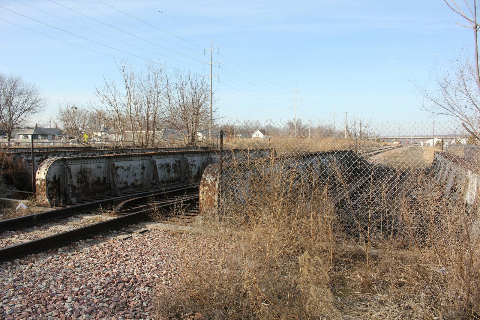 Looking north
